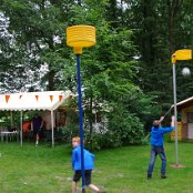 Het is wel duidelijk wat voor club hier kampeert!
